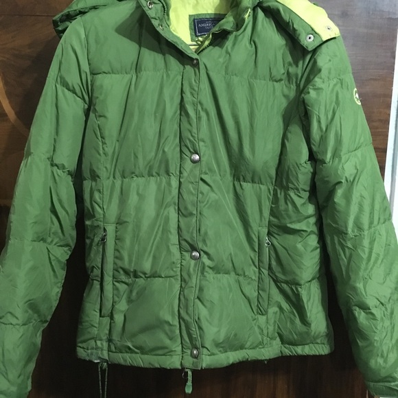 Vintage American Eagle down puffer jacket size M - Picture 4 of 6